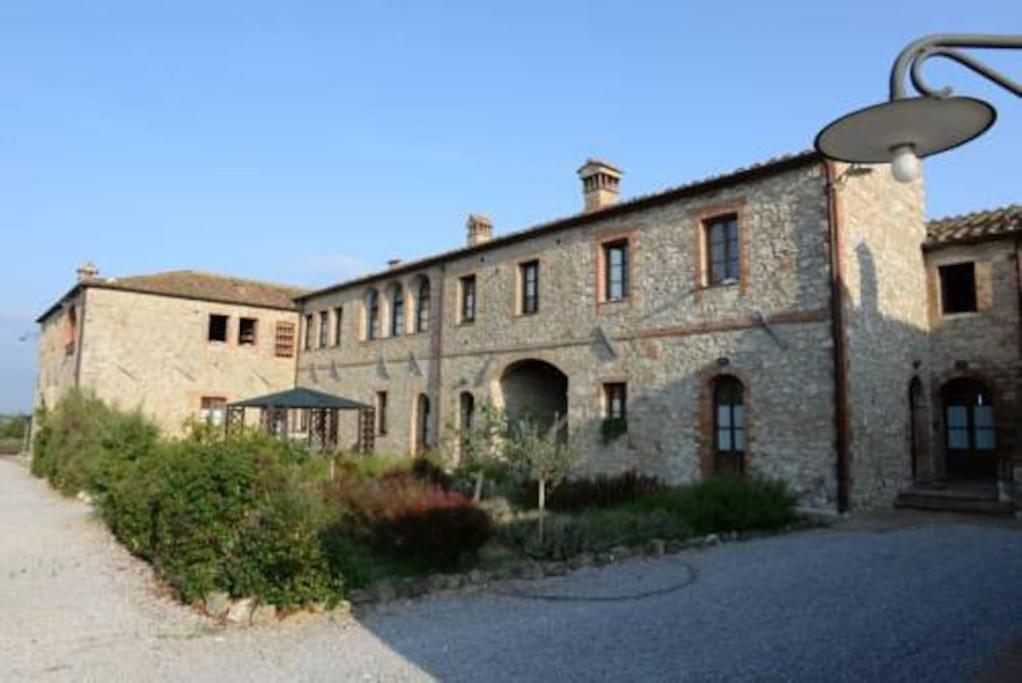 Cozy Home In Countryside Asciano Siena -Renovated! Exteriör bild